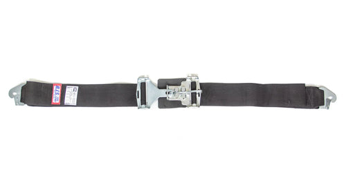 3in Lap Belts W/Snap End Black image 0