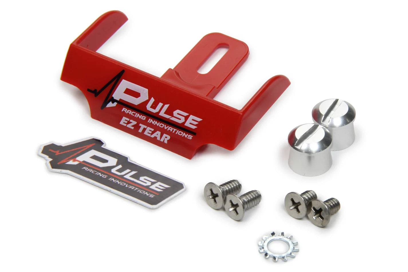 EZ Tear Red w/ Silver Tear Off Post image 0