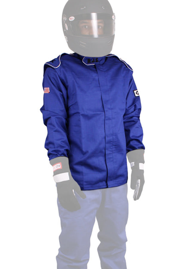 Jacket Blue Large SFI-1 FR Cotton image 0