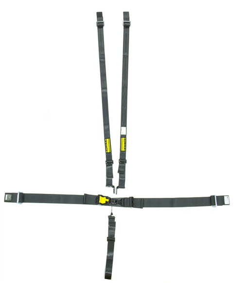 5pt Harness System SFI LatchLink Black HANS image 0