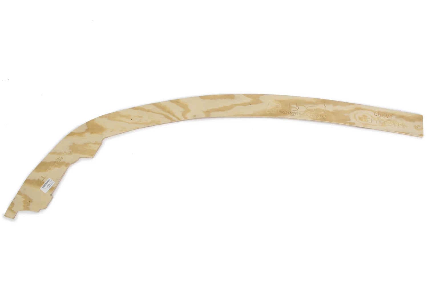 2019 LM Fender Template Left Chevrolet Wood image 0