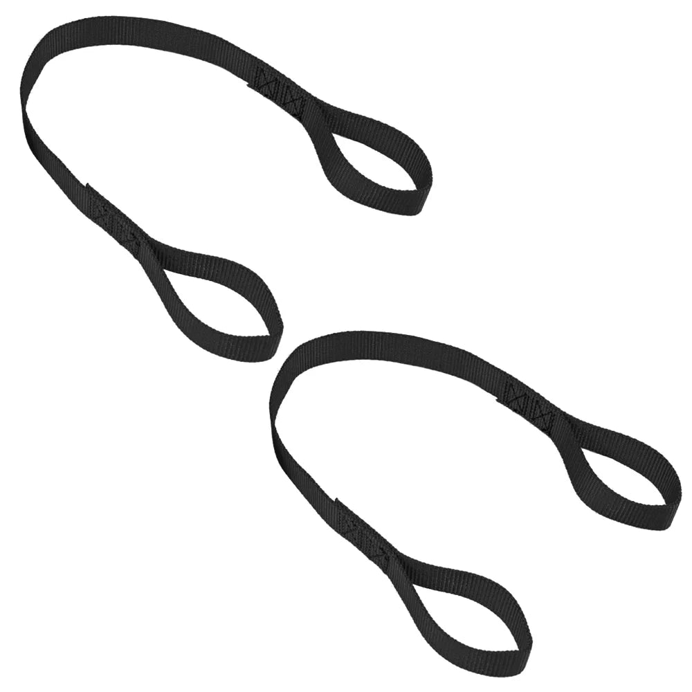 1in x 18in Loop Strap Black Pair image 0