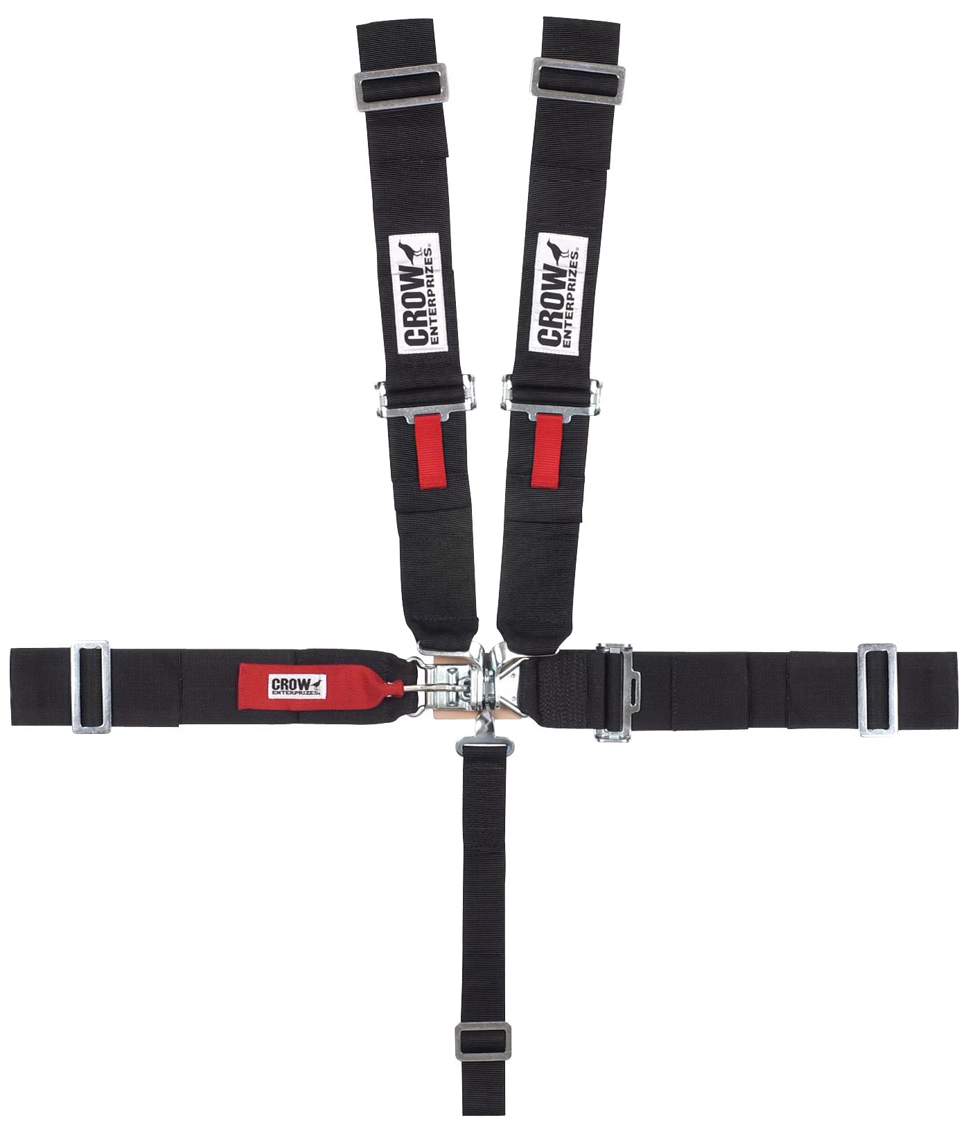 5-Pt Harness Small Latch Black Pull Down LS Only image 0