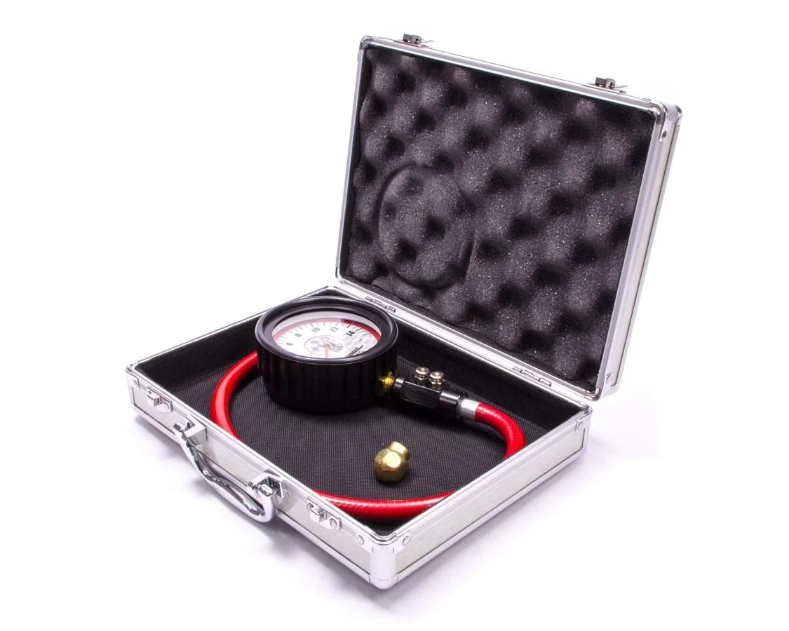 Tire Gauge 0-15PSI 3.5in GID Dual Bleed Magnum image 0