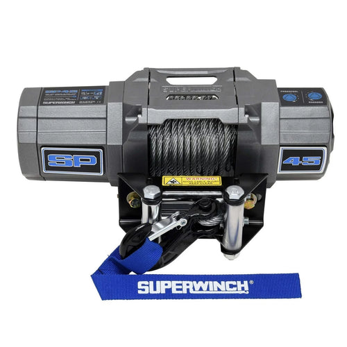 4500lb Winch 40ft Steel Rope Roller Fairlead image 0