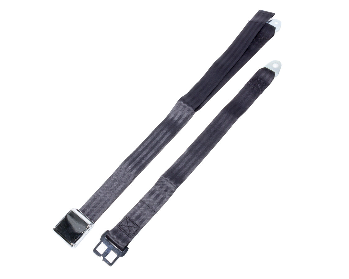 Airplane Style Buckle 2 Point Black image 0