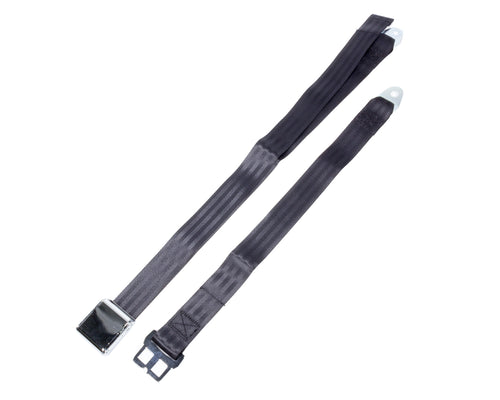 Airplane Style Buckle 2 Point Black image 0