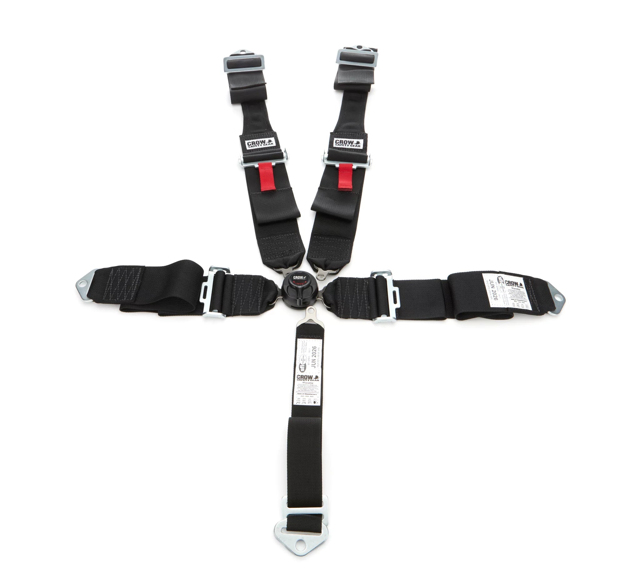 Seat Belts 5 Way Kam Blk Lock 52in Lap PD DB image 0