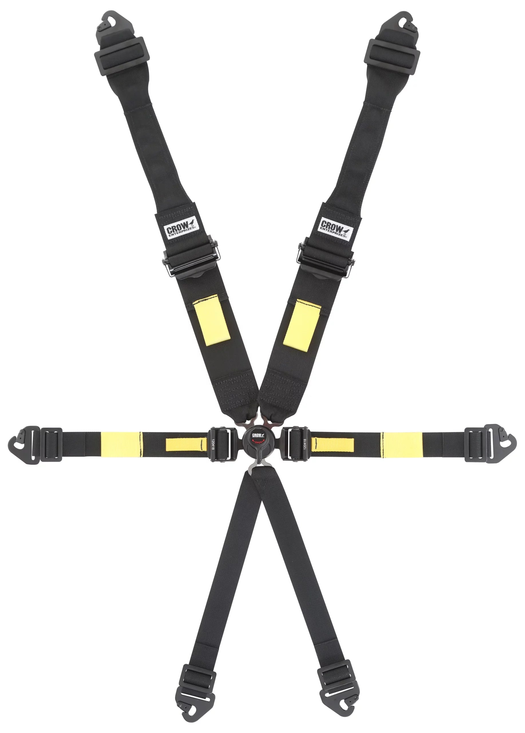 Enduro Harness 6 Point Quick Change Hans Blk image 0