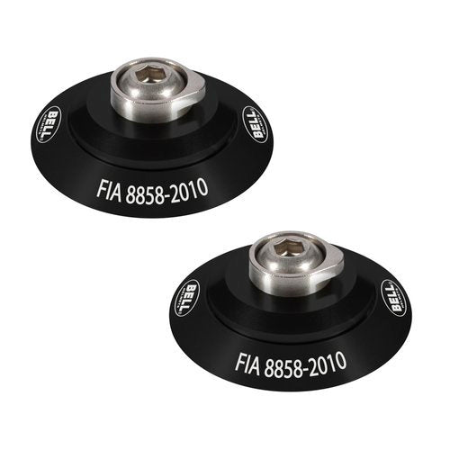HANS Clip Set Black FIA8-2010 image 0