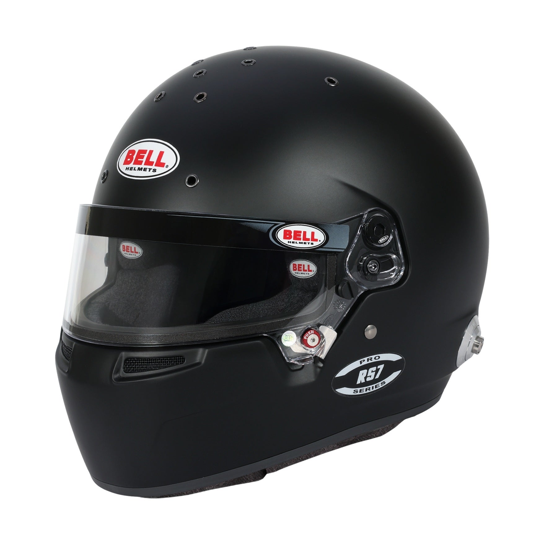 HELMET RS7 7-3/8 FLAT BLACK SA2025 FIA8859 image 0