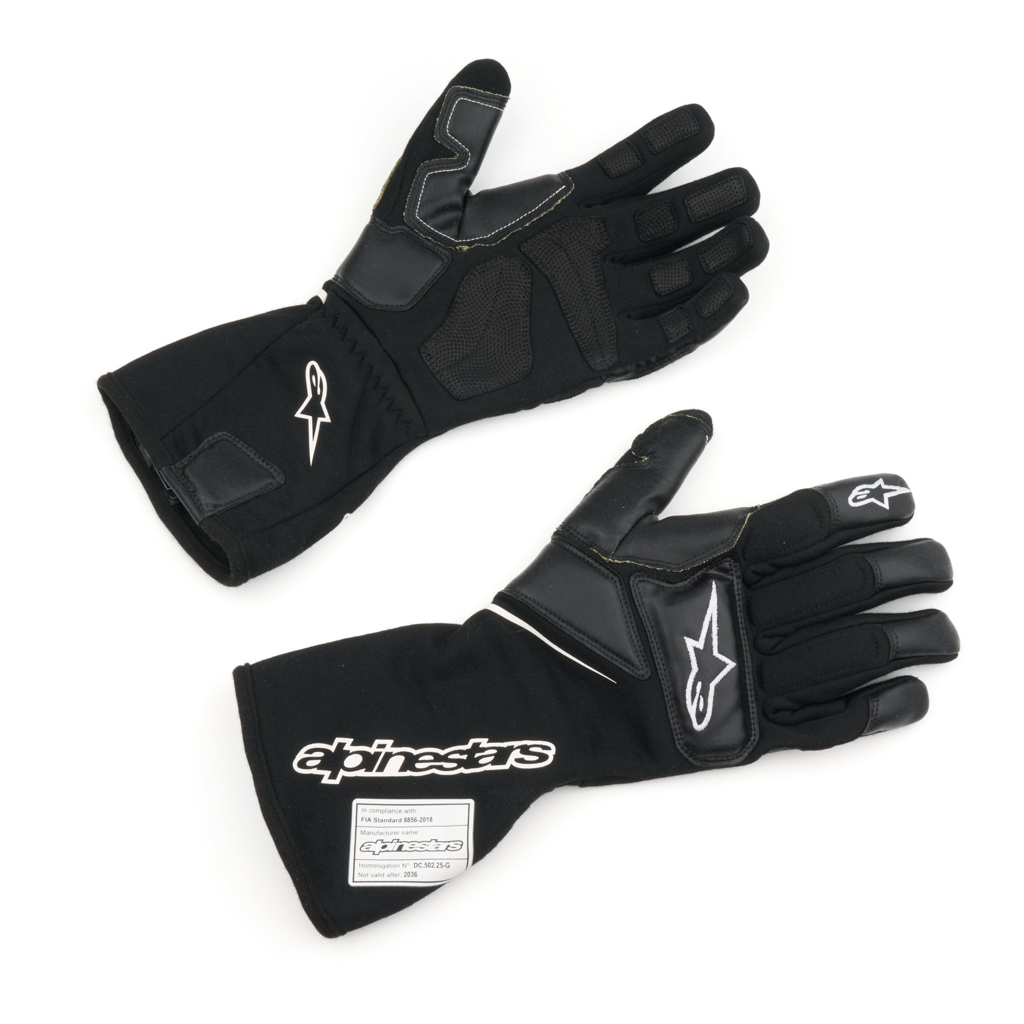 Glove Tech-M V2 Black Small FIA
