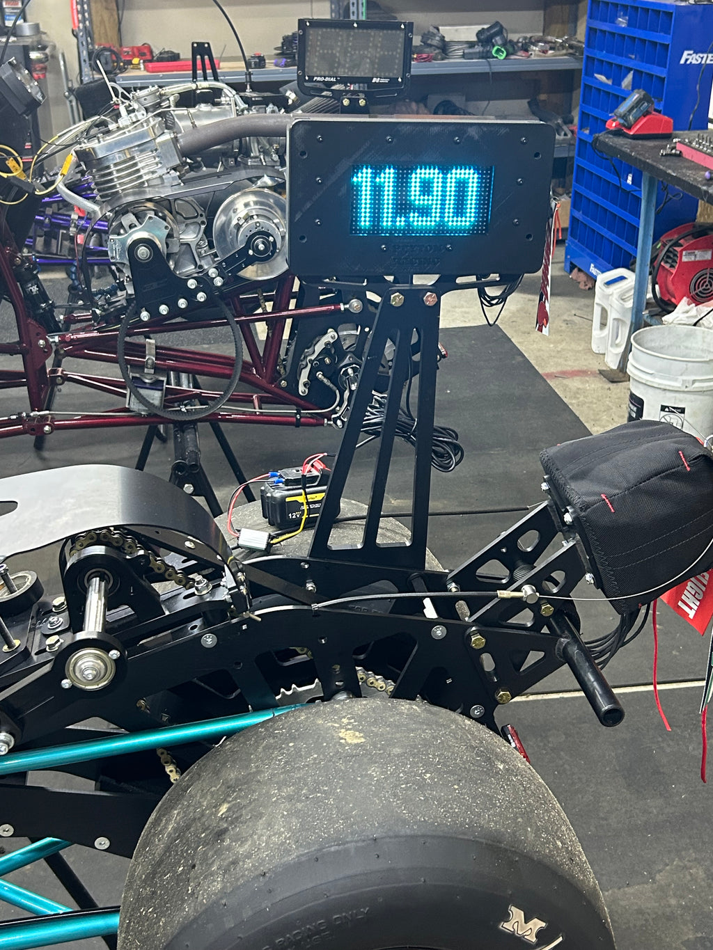 Jr Dragster Digital Dial Board HalfScale_Rectangle