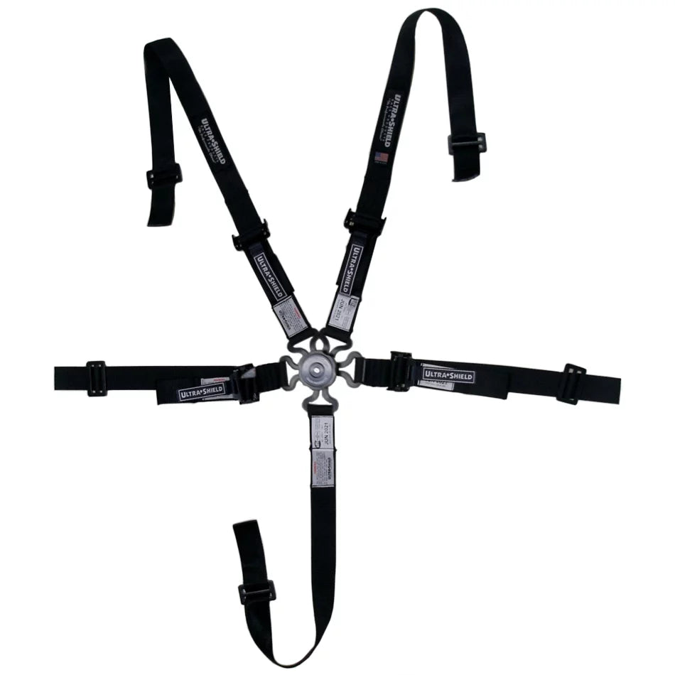 Harness Junior C/L 5pt Blk Indiv Shlder 3in P/D image 0