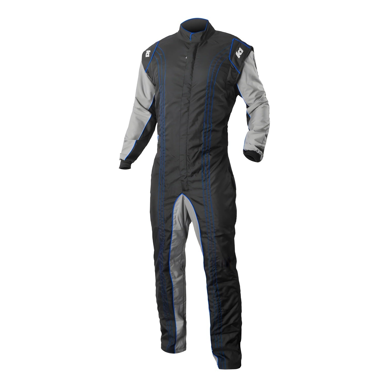 Suit Karting GK2 Adult Large/X-Large Black/Blue image 0