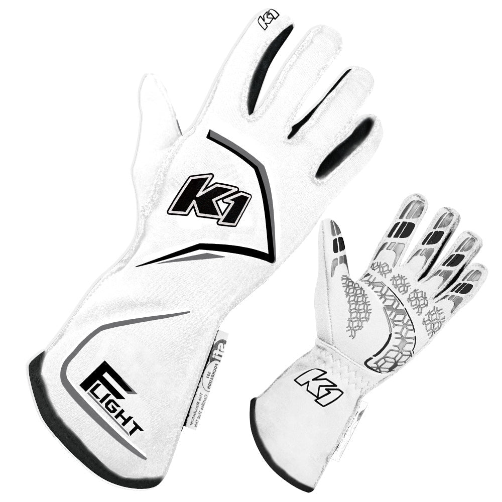Gloves Flight Medium White image 0