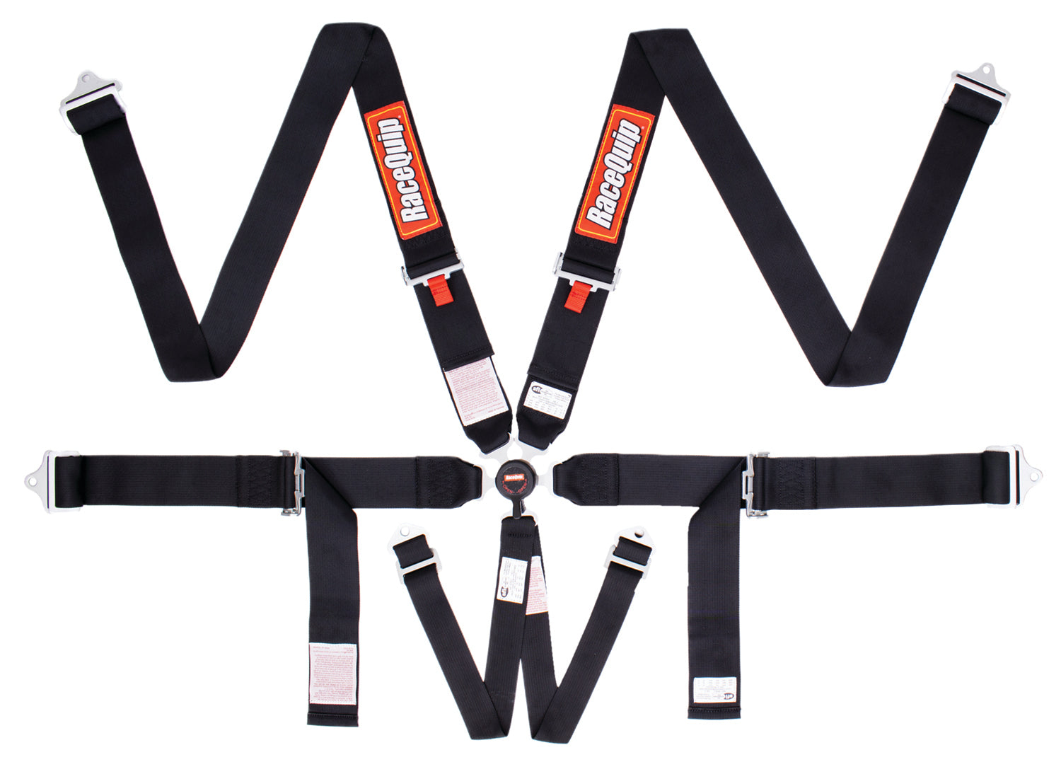 6pt Harness Camlock SFI P/U Sportsman Black image 0