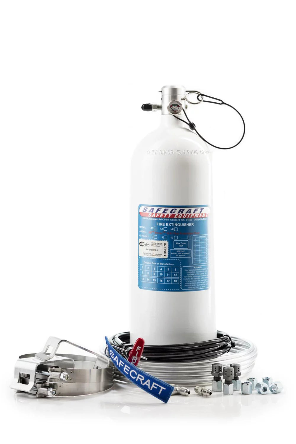 10 Lb Fire System Fluoro FS Pull Cable Drag Race image 0