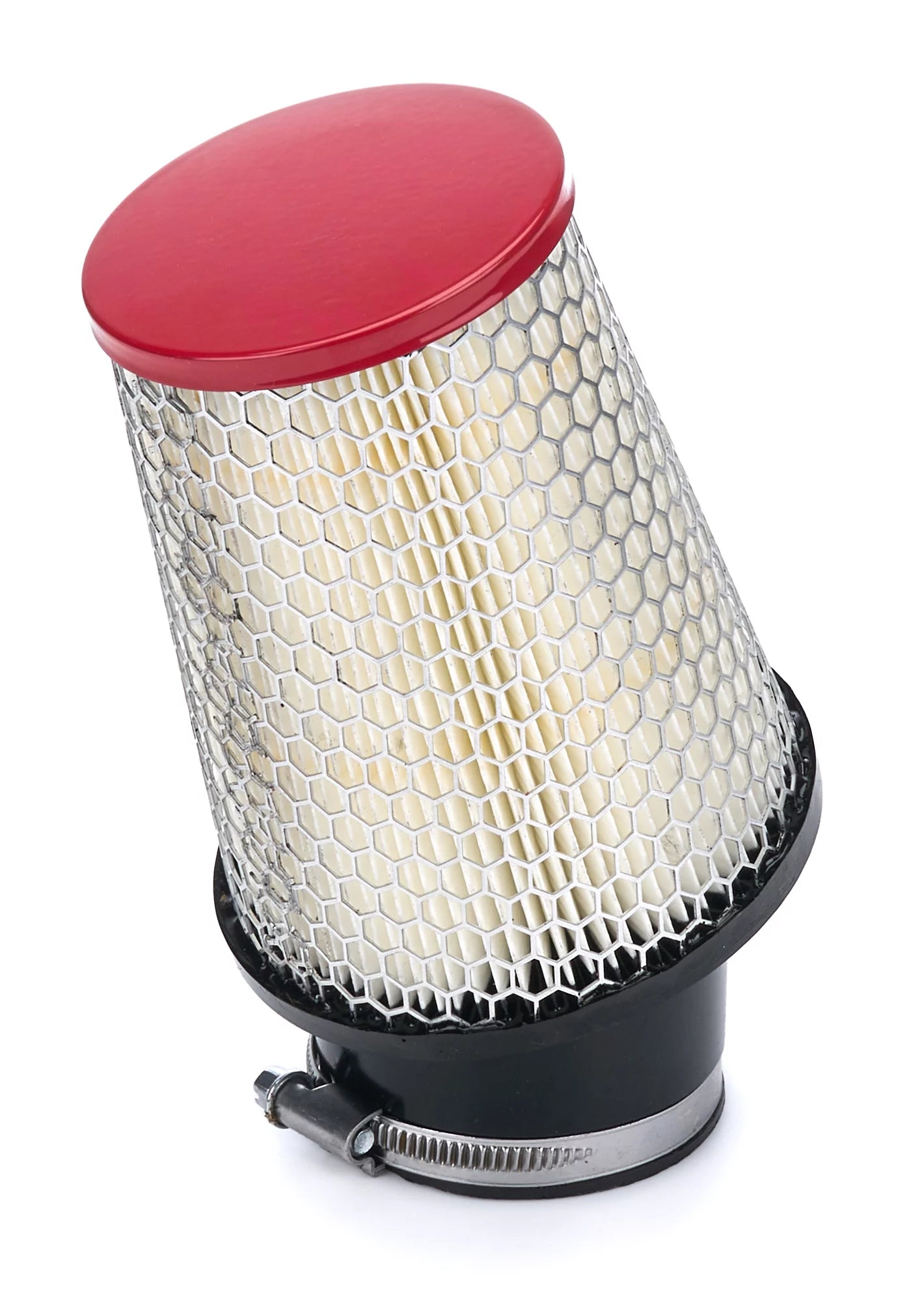 Filter Air Kart 2.437in Inlet 4in 20 Deg Red image 0