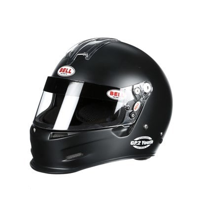 GP2 Youth Helmet Flat Black 3XS SFI24.1-15 image 0