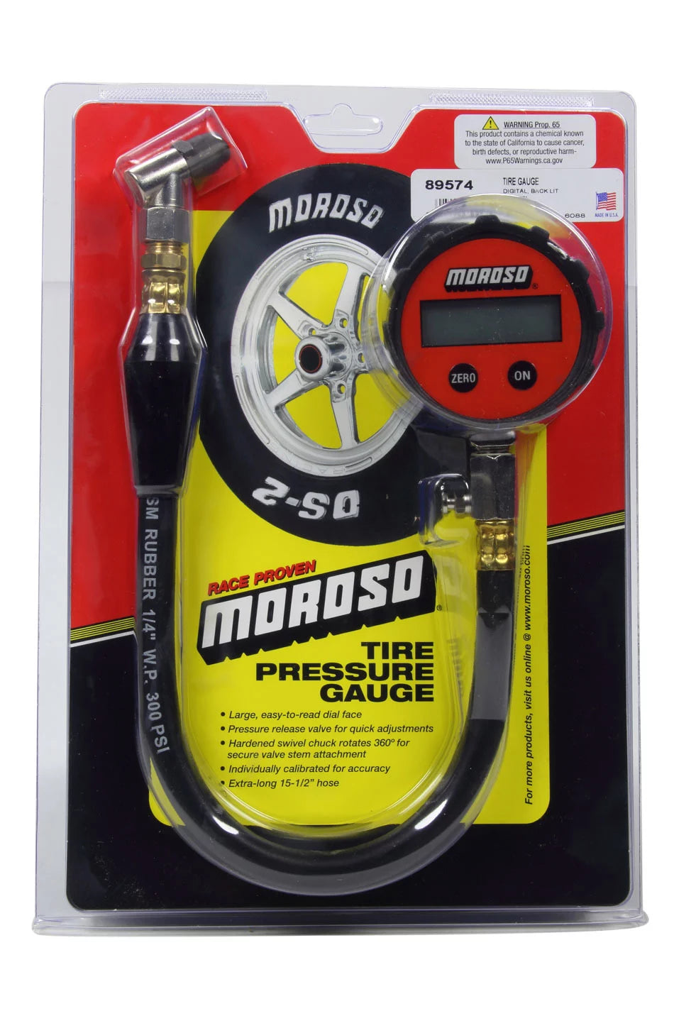 Tire Gauge 0-15 Digital Backlit image 0
