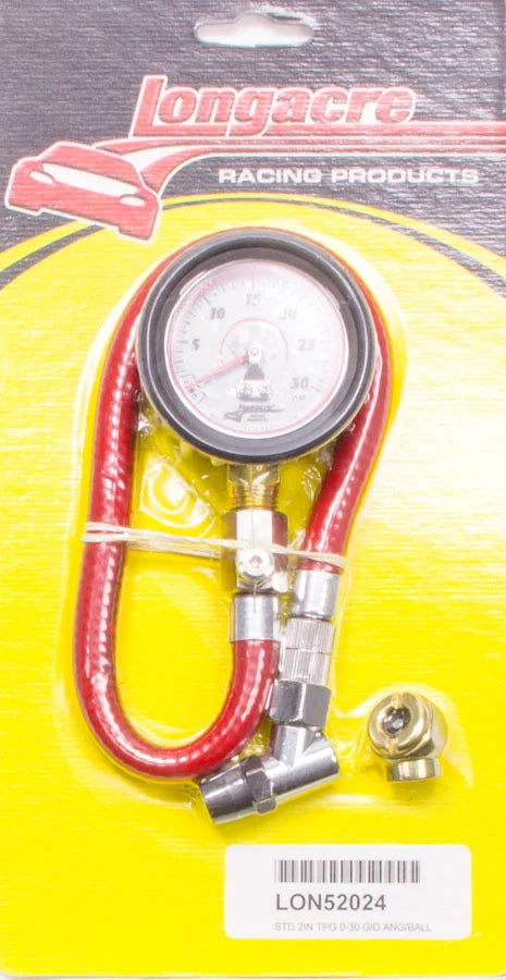 Tire Gauge 0-30PSI 2in GID image 0