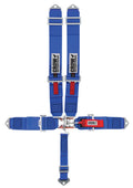 5-Pt Harness Small Latch Blu Bolt in Blk Hardware image 0