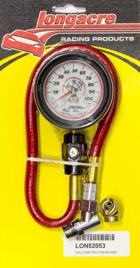 Tire Gauge 0-100PSI 2.5 in GID Deluxe image 0