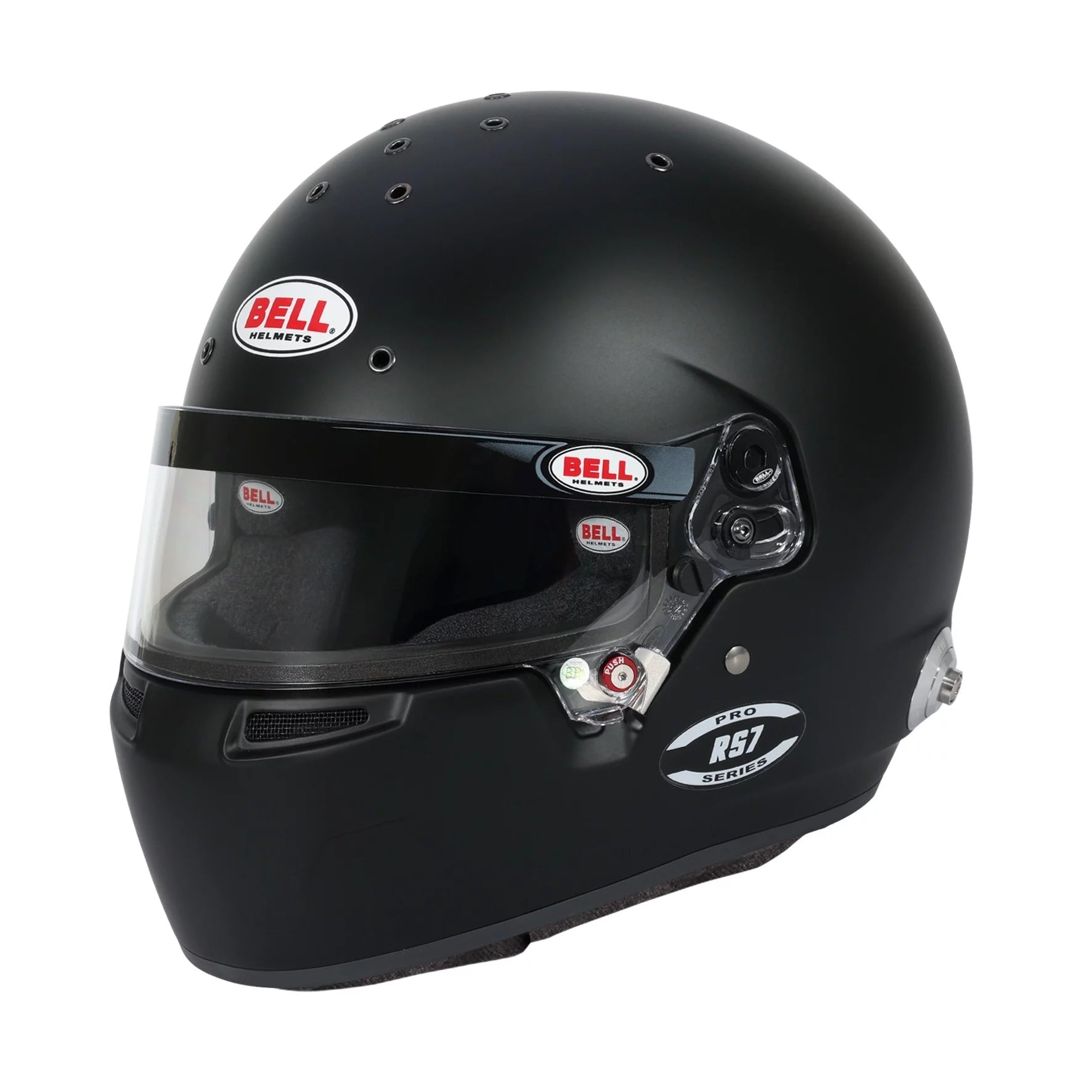 HELMET RS7 7-1/8 FLAT BLACK SA2025 FIA8859 image 0