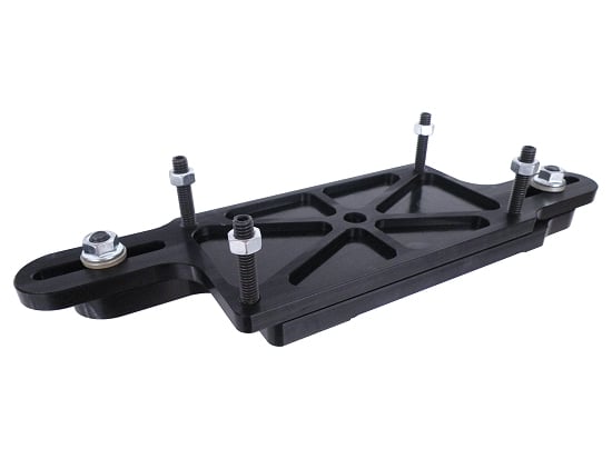 (PM-036-8-MPSP) Performance Mfg Billet Mount
 8 DEGREE INTERNATIONAL RAIL With Sliding Top Plate Assembly image 0