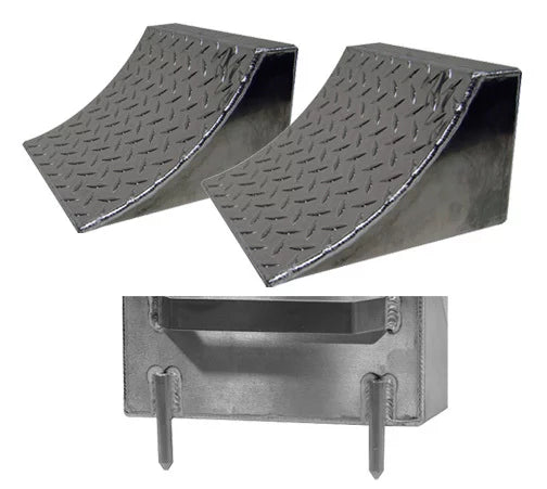 Wheel Chocks w/ Pins Pair image 0