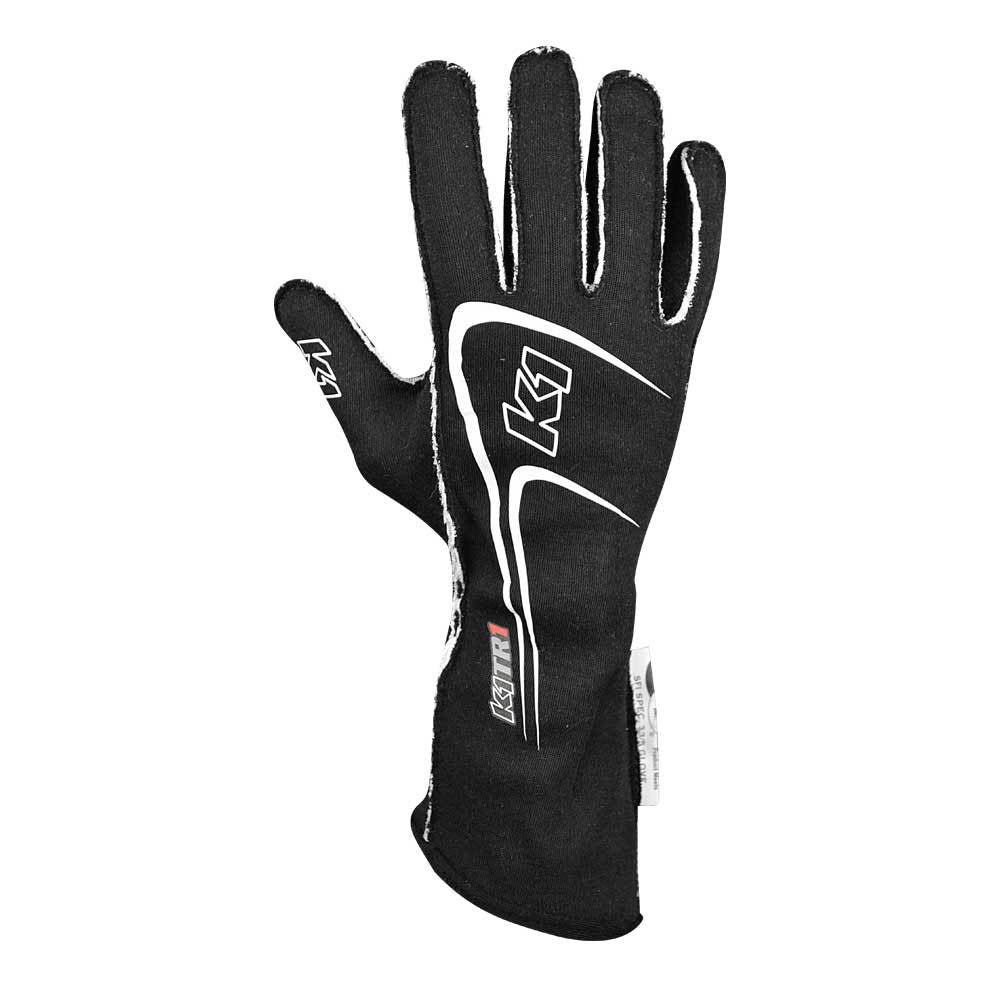 Glove Track 1 Black 4X- Small Youth image 0