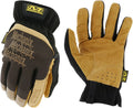 Glove FastFit Leather Large Tan/Black image 0