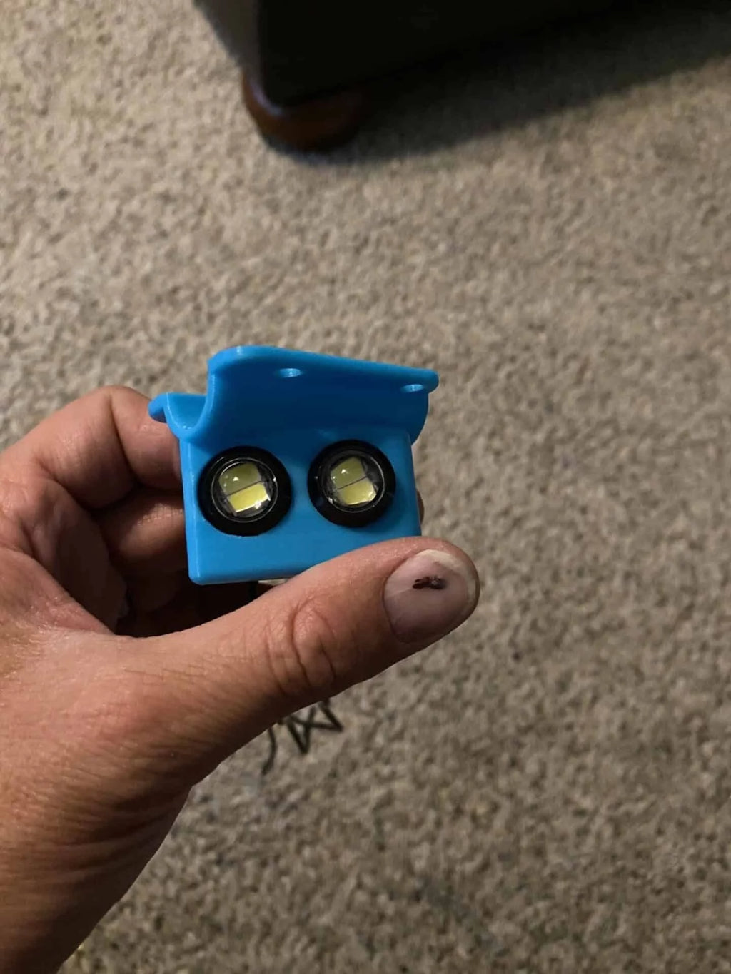 Clamp on Jr Dragster headlights angled image 5