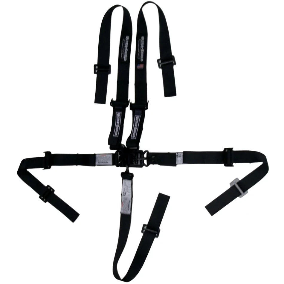 Harness Junior 5pt Blk Indiv Shoulder 2in P/U image 0
