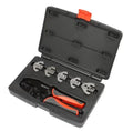 Ratchet Crimp Tool Kit 6-Piece Quick Change Kit image 0