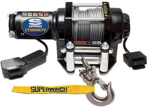 3000# ATV Winch w/Roller Fairlead image 0