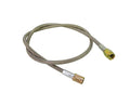 3/16" Steel Braided Brake Line, 50" image 0