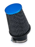 Filter Air Kart Asphalt 2.437in Inlet 4in Blue image 0