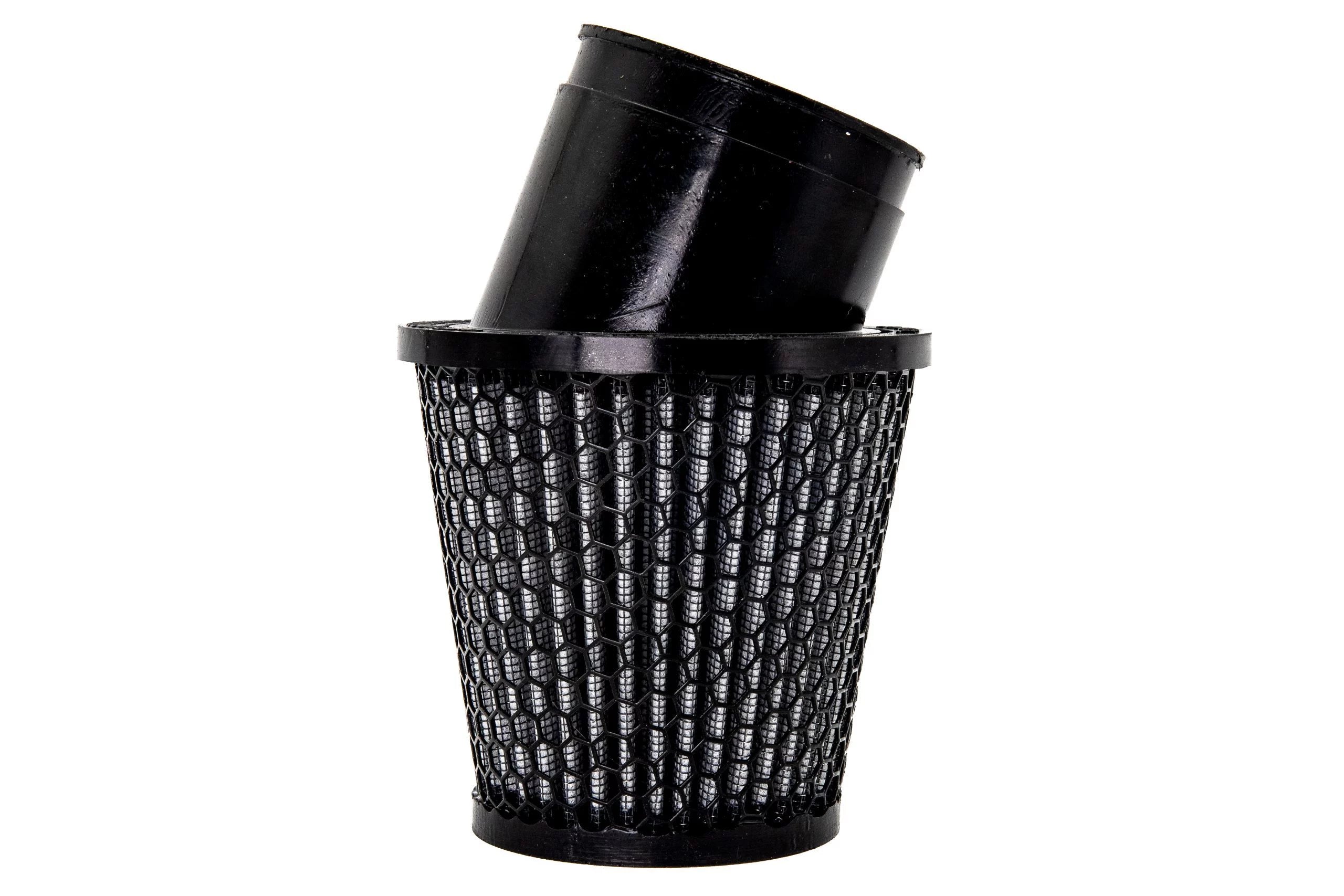 Filter Air Kart Asphalt 2.437in Inlet 4in Black image 0