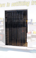 Door Strip Vinyl 4ft x 7ft Tinted Amber image 0
